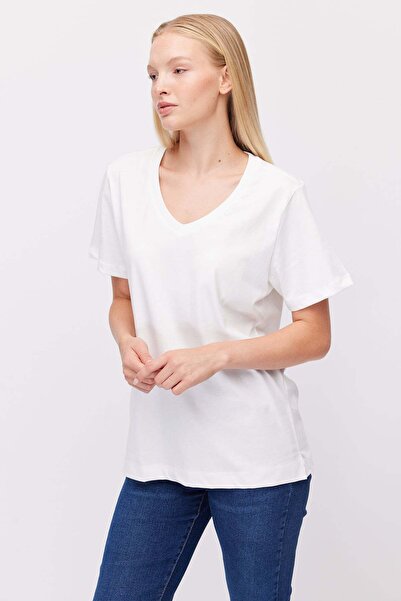 PAULMARK Women's V-Neck Basic T-Shirt