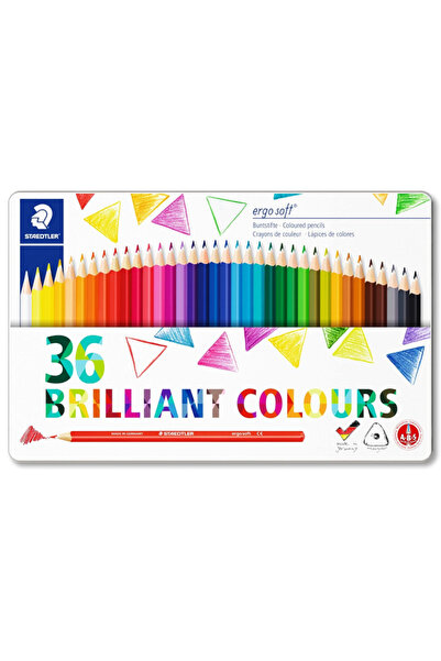 Staedtler Χρωματιστά μολύβια έργκοσοφτ 36 τεμάχια (157M36)