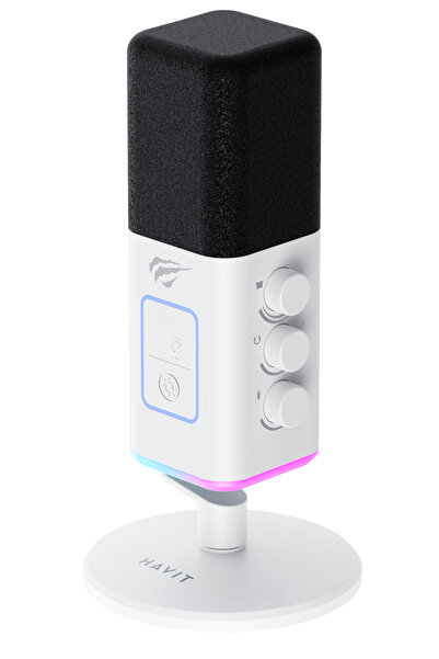 Havit GK71 RGB Profesyonel Yayıncı Oyuncu Mikrofonu Type-C XLR 24Bit/192kH