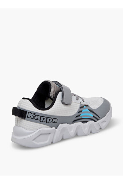 Kappa Boys Logo Print Hook & Loop Sports Shoes