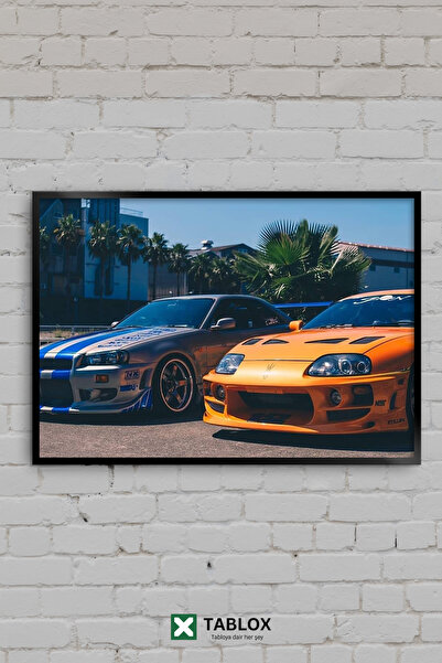 TABLOX Brzi i besni Skyline Supra JDM modifikovani okvir Dekorativni MDF sto