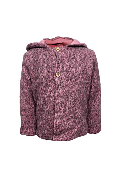 OEM CODE Jachetă de iarnă din fleece pentru bebeluși, Roz Melanj, 74cm, 6/9M