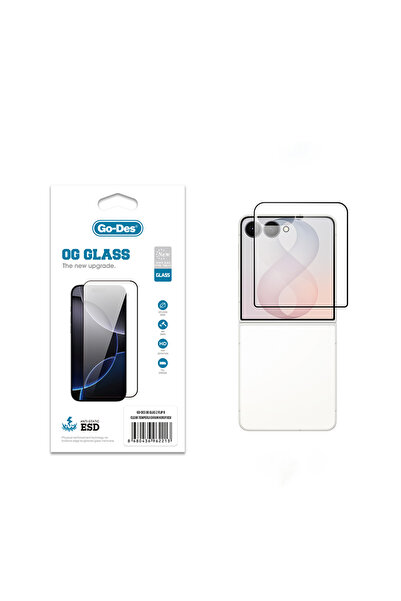 kılıffuarı Samsung Galaxy Z Flip 8 Cam Privacy 9H Darbe Emici Özelliği Hayale...