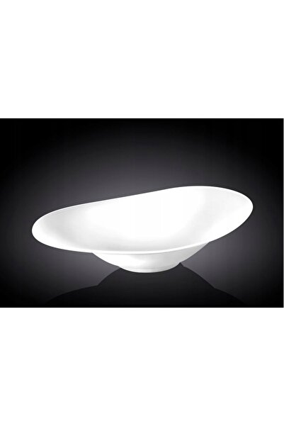 NO BRAND Vas oval adânc 30.5x21 cm porțelan alb Wilmax
