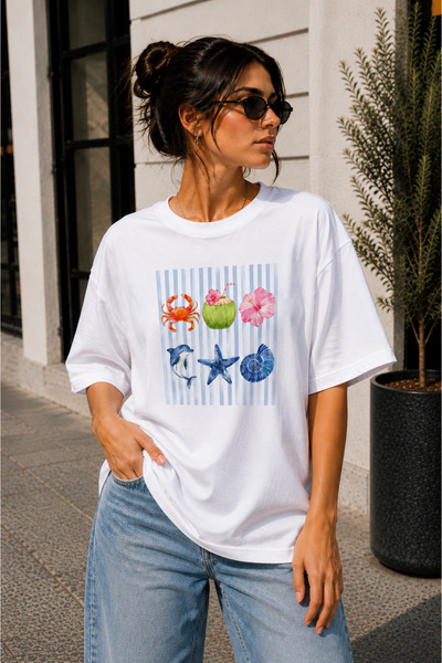 Madbomb Moda تي شيرت نسائي بتصميم خاص من YAZIN ICONS