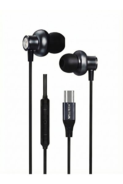WELLTECHINTERNATIONAL WELLTECH HFD60 Type-C Wired Earphones with Microphone, ...
