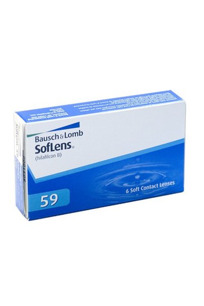 NO BRAND BAUSH & LOMB SOFLENS 59 Lentile lunare BC: 8.6 6 bucăți Dioptrie -2,50