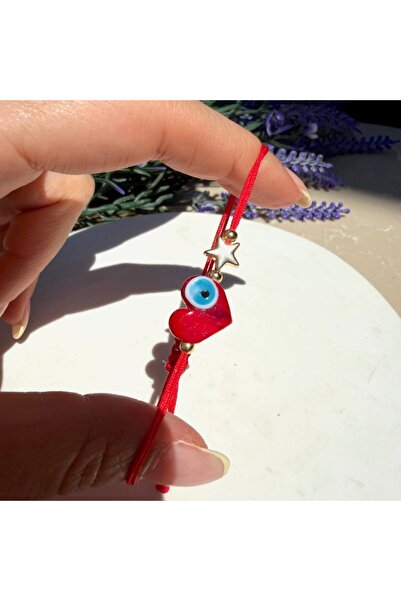 nesdesignn Heart Murano Glass Star Bracelet