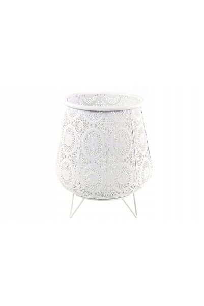 NO BRAND Felinar Oriental Nova Alb Pe Piciorușe H.26 cm