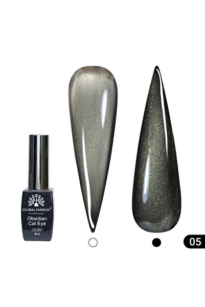 global fashion Oja semipermanenta Cat Eye Obsidian Global Fashion, Nr. 05, ef...
