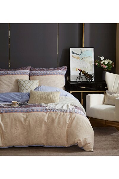 NO BRAND Lenjerie de pat 140X200 Etnic Oriental Geometric + FAȚĂ DE PERNĂ 70X...