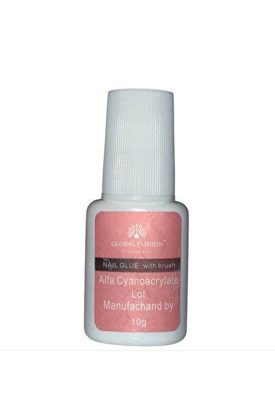 global fashion Set 2 x Lipici cu pensula pentru unghii Global Fashion, 10 g
