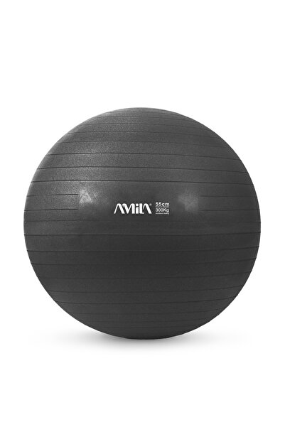 Amila Μπάλα Γυμναστικής 55 cm - Μαύρη