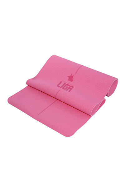 Liga Sport TPE yoga mat (original) 185cm*61cm*0,6cm (PINK) LIGASPORT*