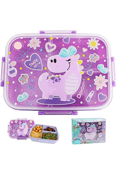 Ominii Durable Kids Lunch Box 1200ml – Leak-Proof Bento Lunch Box with 4-Latc...
