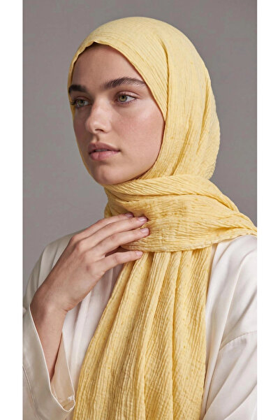 Levidor Muslin Spotted Shawl Yellow