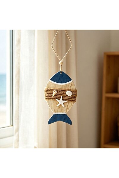idei Set 3 buc pandantive suspendabile din lemn stratificate stil marin 20 cm...