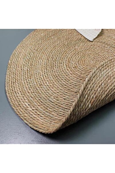 Generic Brand LINGWEI Jute Rug Carpet Hand Made Round Jute Rug Carpet Floor M...