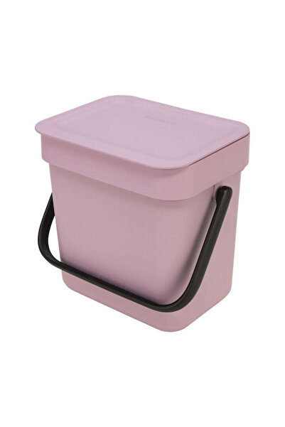 Brabantia Sort & Go Πλαστικός Κάδος Απορριμμάτων με Αιωρούμενο Καπάκι Ροζ 3L