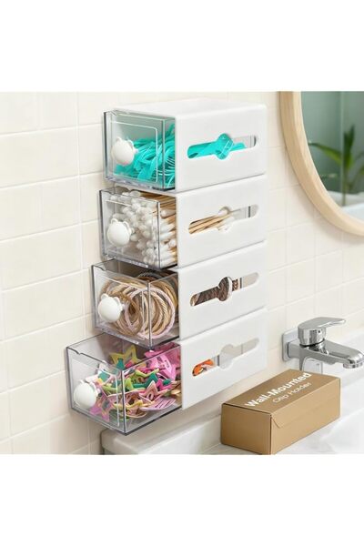 Generic Qtip Holder for Bathroom Wall Organizer – Bathroom Decor, Dorm Room E...
