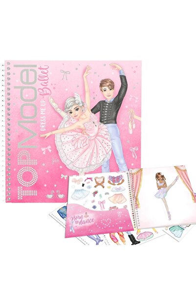 Top Model Dress Me Up Balet Tasarım Defteri – Stickerlı Giydirme Kitabı