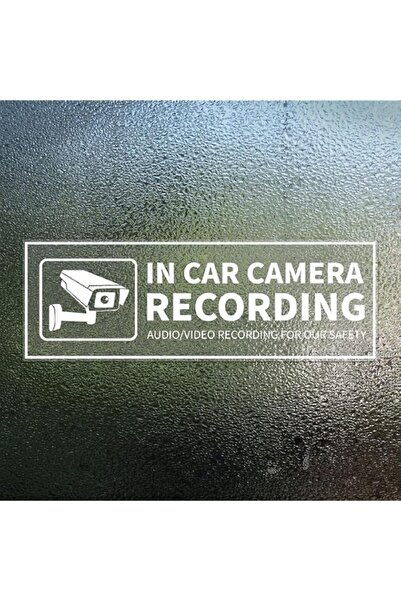 Generic Brand Tazweeq 1Pcs for Car In Car Camera Recording Sign, Audio Video ...