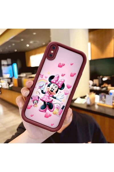 Hontinga حافظة هاتف متوافقة مع iPhone XS Max، حافظة حماية للكاميرا بنمط ميني،...