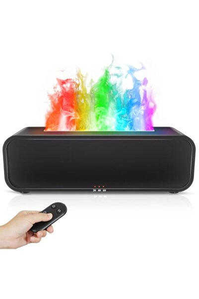 Generic Brand Music Sync Essential Oil Diffuser, Colorful Flame Aroma Diffuse...