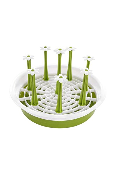 Generic 1pcs Detachable Cup Drain Rack Non-Slip Bottle Dish Drying Shelf Dust...