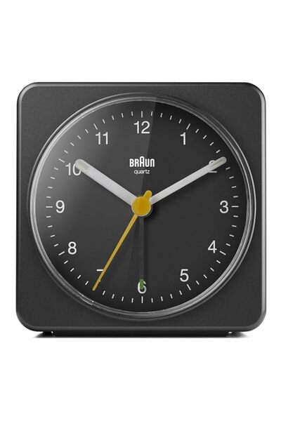 Generic Brand Braun Classic Analogue Alarm Clock with Snooze and Light, Quiet...