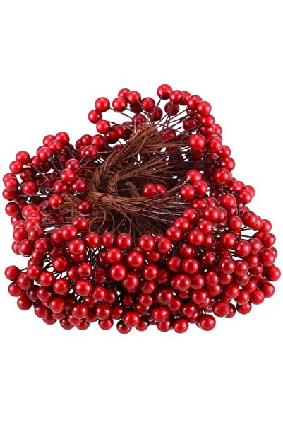 Generic BBTO Artificial Holly Berries on Wire Stems, 250 Stems with 500 Piece...
