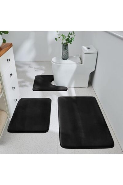 Generic ZERIFAM Bath Rug Set - Bathroom Carpet Set, Soft Coral Fleece Anti-Sl...