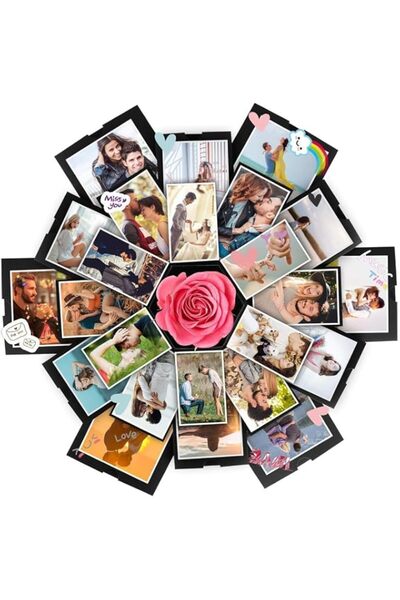Generic Brand Surprise Explosion Gift Box, Hexagon 5 Layer 6 Sided Innovative...