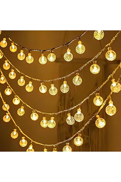Generic Brand 3M Ramadan Bubble Ball String Lights – 20 LED Warm White Batter...