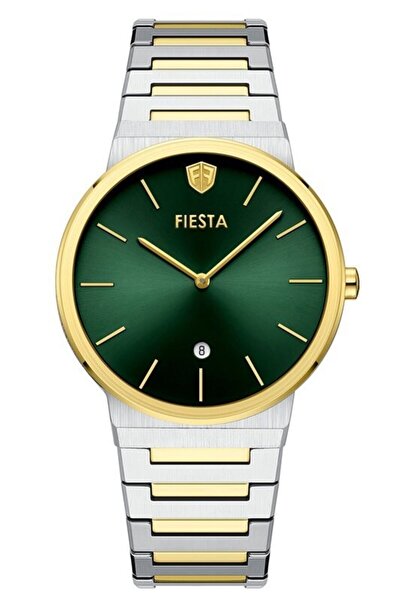 Fiesta F25038M Men's Wristwatch with Steel Strap