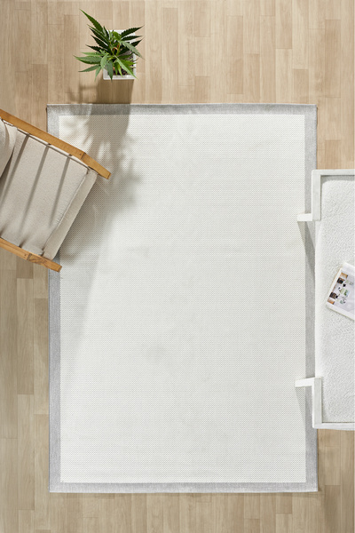 Mariesse Home Kolay Temizlenen Yıkanabilir Bordürlü Sisal Halı