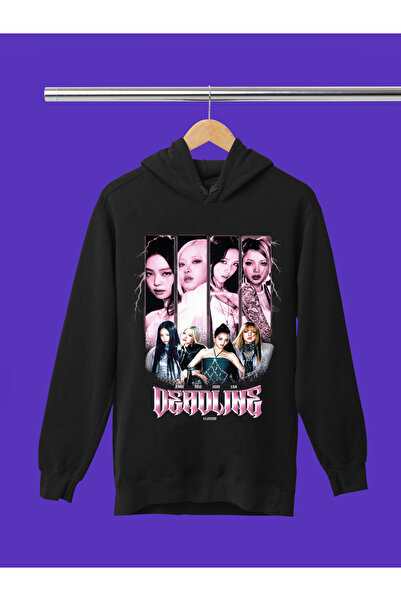 MAGORS Blackpink K-Pop Printed 3-Yarn Quality Soft Texture Kids' Hooded Sweat...