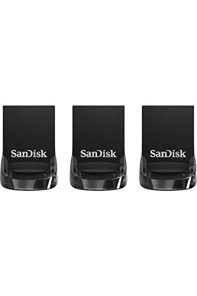 SanDisk Ultra Fit Σετ 3 τεμαχίων 32GB USB 3.1 Στικάκι Μαύρο