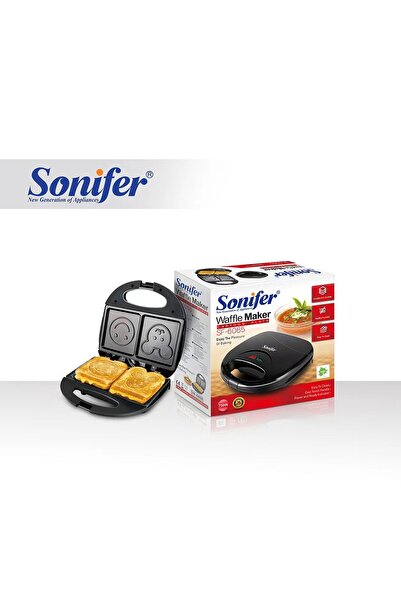 Sonifer جهاز صنع الوافل الصغير بتصميم كرتوني، قوة 750 واط، غير لاصق، طراز SF-...