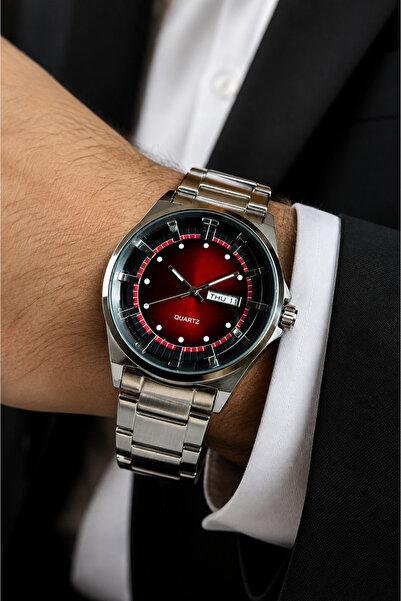 S.POLO Men's steel wristwatch