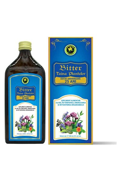 Hypericum Plant Bitter taina plantelor fara alcool 200ml