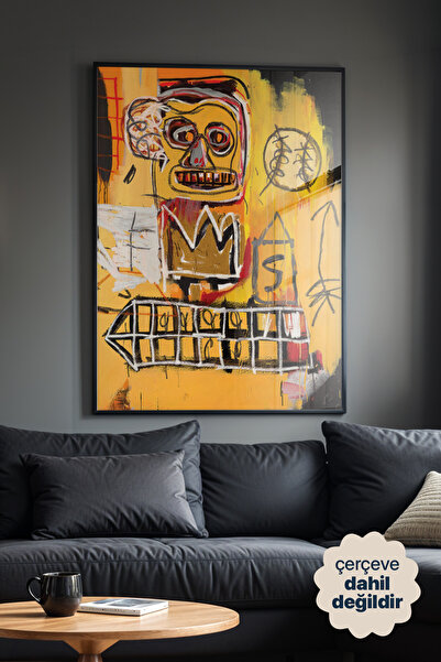 Persona Istanbul Jean-Michel Basquiat "Untitled - Orange Sports Figure" - San...