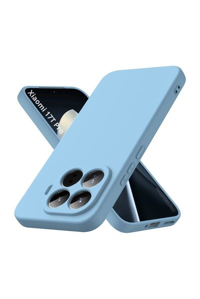 HANPORIUM حافظة سيليكون متوافقة مع هاتف Xiaomi 17T Pro - غطاء مرن بلون باستيل...