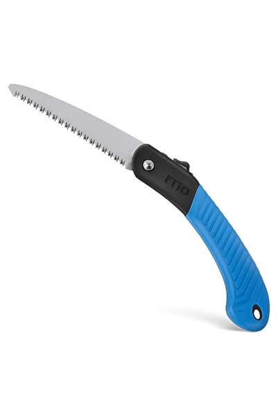 Generic Fitto Folding Saw with Blue Handle for Wood Cutting and Gardening