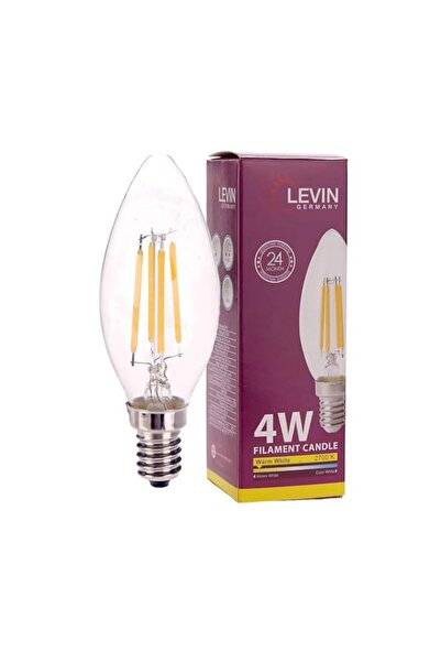 Generic Levin 4W LED Candle Bulb, E14, 2700K, 360lm, Flicker Free, Non-Dimmab...