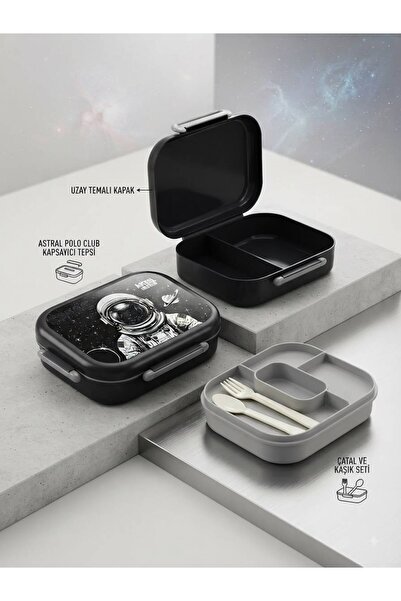 tüftürük Astral 2 Compartment Food Container