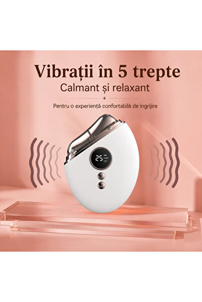 MILORI Gua Sha din Oțel Inoxidabil – Instrument Masaj Facial și Corporal –