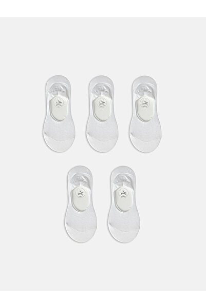 LC Waikiki Alita City Farkıyla Lcw Dream Ecru Plain 5-Piece Pack Women's Ball...