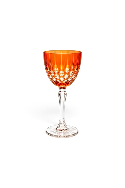 Kristal Market Handmade Drop Cut Crystal Stemmed Goblet 165Cc