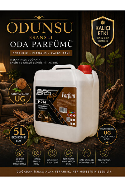 Brs Max UG(Odunsu) Esanslı Oda Parfümü 5 Litre – Kalıcı Etkili Çiçeksi Ferah ...